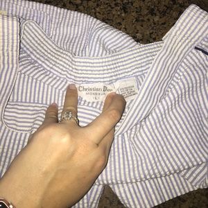 Christian Dior Seersucker Shorts